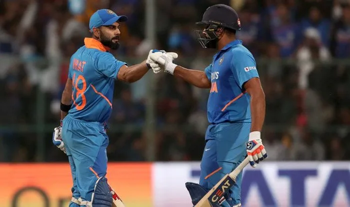 India batters Rohit Sharma and Virat Kohli