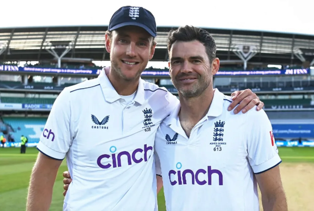 James Anderson and Stuart Broad