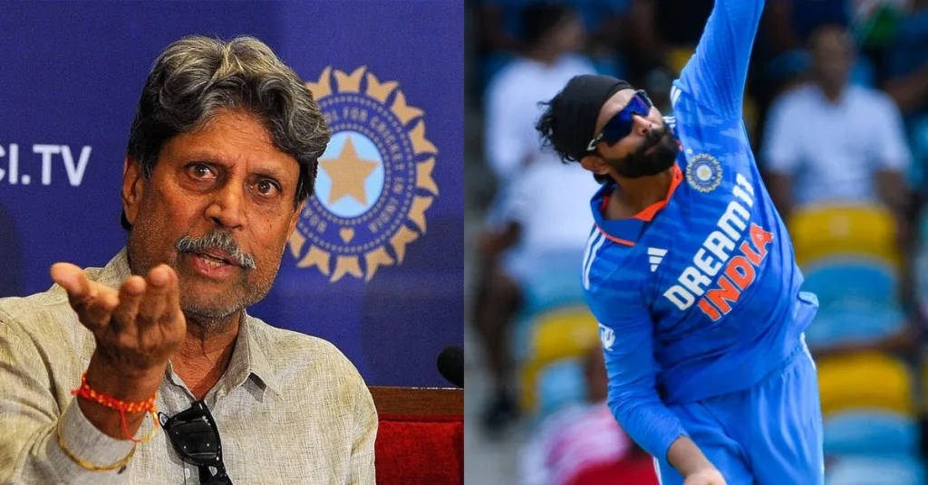 Ravindra Jadeja gives a comeback reply to Kapil dev