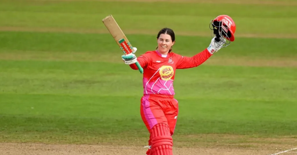  Tammy Beaumont, registered her name in the history book in the ongoing Women's Hundred match against Trent Rockets.