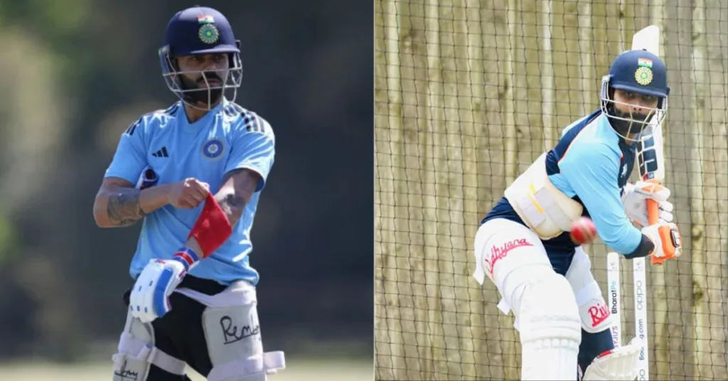 Virat Kohli And Ravindra Jadeja Grinds In Nets Ahead Of The Asia Cup