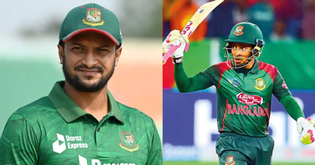 Bangladesh’s Shakib Al Hasan And Mushfiqur Rahim Joins The Elite List Of Players To Play 5 ODI World Cup