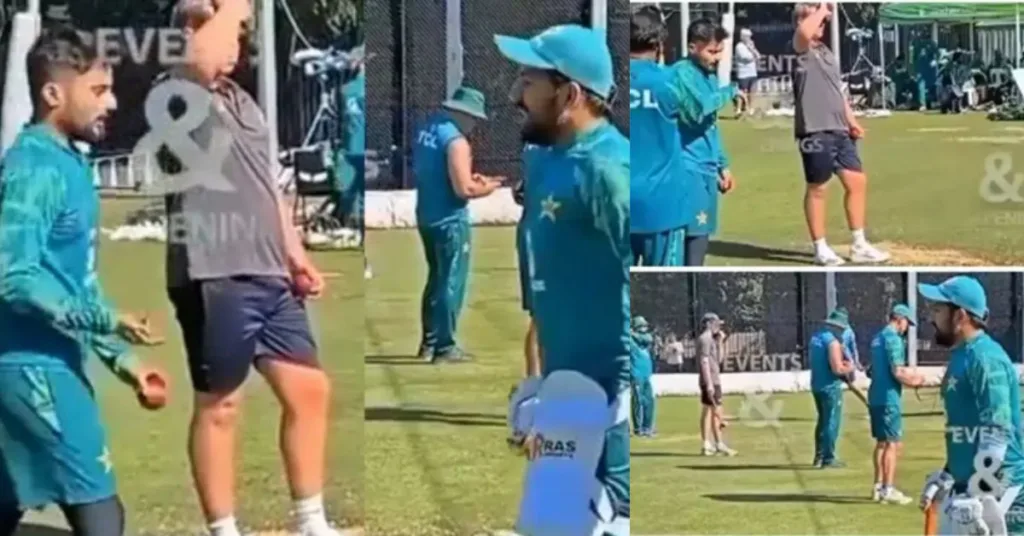 Sarfaraz Ahmed And Saud Shakeel Involved In A Heated Argument Ahead Of The Perth Test Against Australia