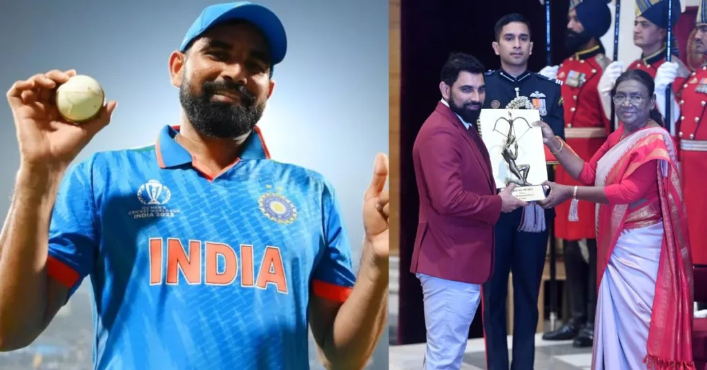 Mohammed Shami Wrote A Heartfelt Note After Receiving The Arjuna Award