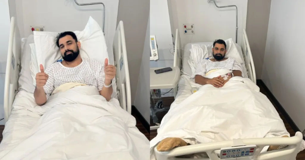 Mohammed Shami Gives First Health Update After Undergoing Surgery On Achilles Tendon In London