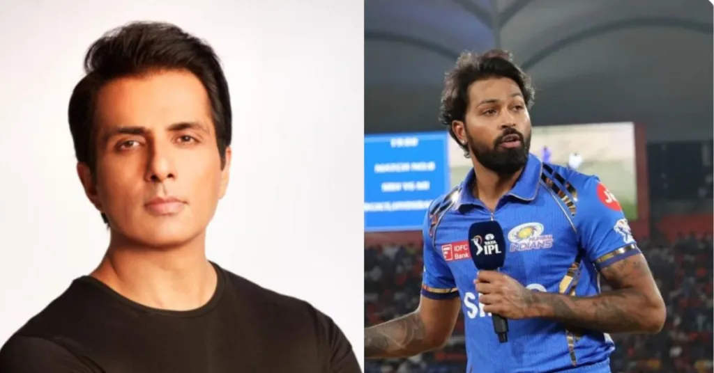 Bollywood Actor Sonu Sood Urges Fans To Support Mumbai Indians Skipper Hardik Pandya